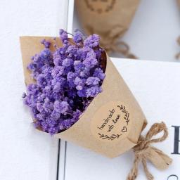 Mini Caixa De Presente De Flores Secas Naturais, Flores Estreladas, Buquê, Decoração De Casa Presente, Festa De Casamento, Aniversário - Image 4