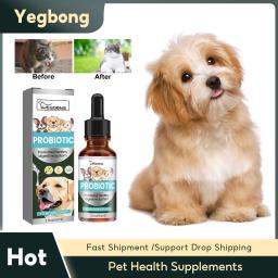 Suplementos de saúde para cães e gatos, Multi vitamina, Melhore a aptidão física, Proteger gotas para cuidados bucais do estômago, Remoção de mau hálito - Image 1