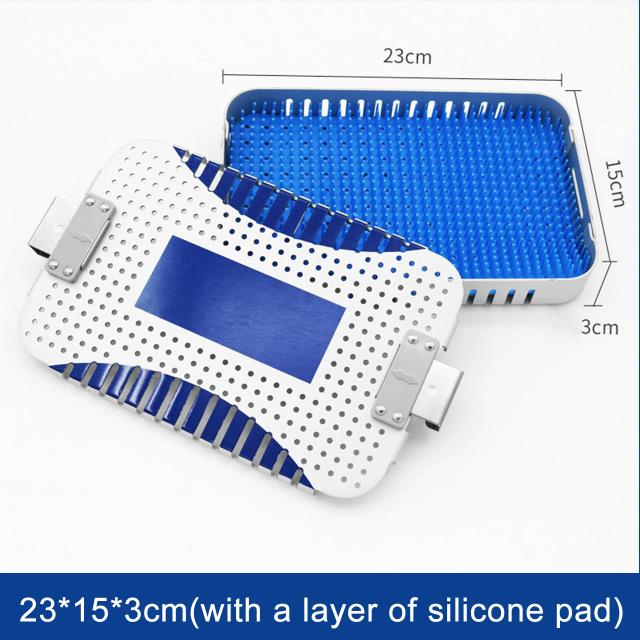 Caixa de Armazenamento para Instrumentos Cirúrgicos Dentais Pet, Resistente a Altas Temperaturas e Ideal para Desinfecção de Metal