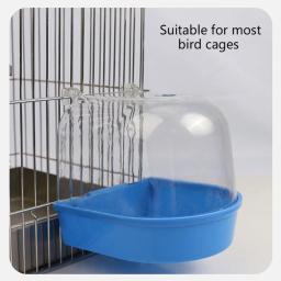 Pet Bird caixa de banho para papagaio, banheira, acessórios gaiola para periquito e canário, Conure e papagaio, novo - Image 4