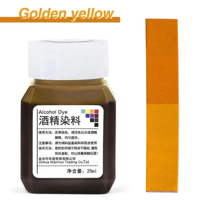 Pigmento Vegetal Bronzeado para Couro - Graffiti Dye 25ml para Artesanato e DIY