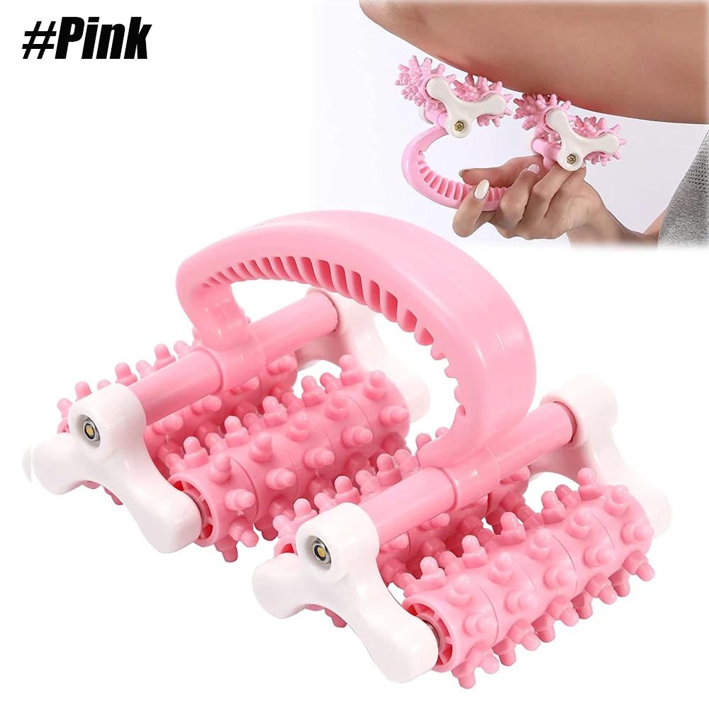Rolo de massagem muscular, aumento de fáscia e rolo anticelulite, ferramenta de liberação miofascial para jateamento de gordura para costas, pescoço, cintura, pernas - Image 1