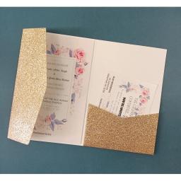 Cartões De Convite De Casamento Personalizados, corte A Laser Dobre, bolso A7, marfim preto sábio verde azeitona Burgun, preço De Fábrica, produto Personalizado - Image 5