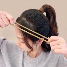 Anéis De Corda De Cabelo De Nylon Básicos Para Meninas, Cáqui Doce, Marrom, Elástico Alto, Titulares De Rabo De Cavalo, Laços, Headbands Acessórios, 4,5 cm, 20-200PCs - Image 3