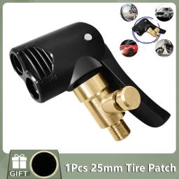 Bicicleta bomba bocal mangueira adaptador, Dual Head bombeamento peças, Serviço Acessórios F V A V Schrader Presta Valve Convertor, Bycicle peças - Image 1
