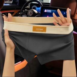 4 pçs roupa interior masculina algodão boxershorts hombre calcinha homem respirável sexy esportes conforto masculino boxers tamanho grande L-7XL - Image 1