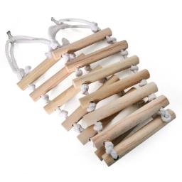 papagaio balanço natural pássaro brinquedo corda ponte suporte poleiro gaiola acessórios para hamsters - Image 4