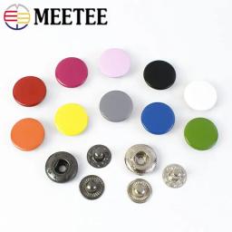 20 conjuntos meetee 12-17mm botões de pressão coloridos fixadores de pressão para costura de couro artesanato roupas sacos diy acessório de bordado - Image 5