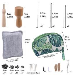 MIUSIE-Kit De Feltragem De Agulha Com Ferramentas De Feltro E Saco De Armazenamento, Starter Kit, DIY Craft Set, Lã Roving, 18 Cores - Image 3