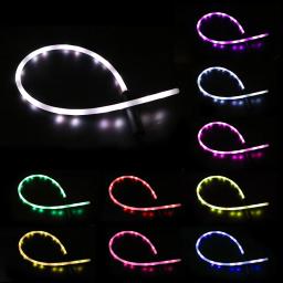 RGB LED Dance Whip Light, Recarregável Tipo C, Show EDM, Festa de Festival de Música, Homens e Mulheres Adultos, 10 Cores - Image 2