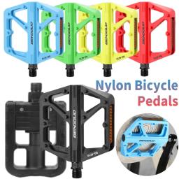 Pedais de bicicleta ultraleves com rolamento duplo du, com refletor, pedais planos para mountain bike, plataforma de bicicleta, acessórios para bicicleta - Image 1