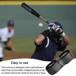 Fita antiderrapante do aperto do bastão para o punho da raquete do basebol, Sweatband Precut, sensação seca, aperto do tênis, 1m - Image 3