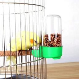 Papagaio automático distribuidor de água calopsita Finch beber copo pequenos animais alimentador de pássaros acessórios para gaiola tigela de alimentação - Image 4