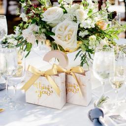 Caixa De Presente De Mármore Para Convidados, Decoração Do Favor Do Casamento, Obrigado, Chuveiro De Bebê, Fontes De Festa De Aniversário, Pacote De 25 - Image 6