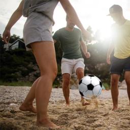 Bola de praia inflável para meninos e meninas, futebol, futebol, verão, piscina, jogo de festa, 16 Polegada, 1pc - Image 5