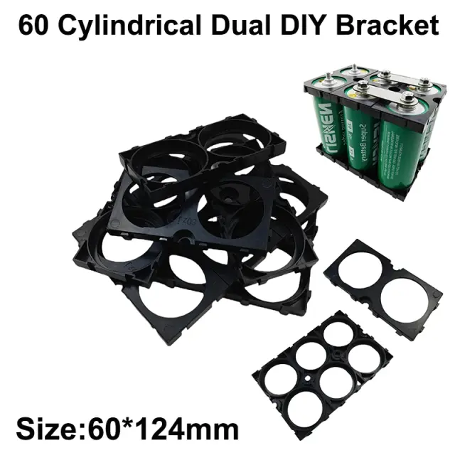 Suporte Plástico para Quadro de Bateria DIY - Kits de 1 a 50 Peças para Montagem Personalizada