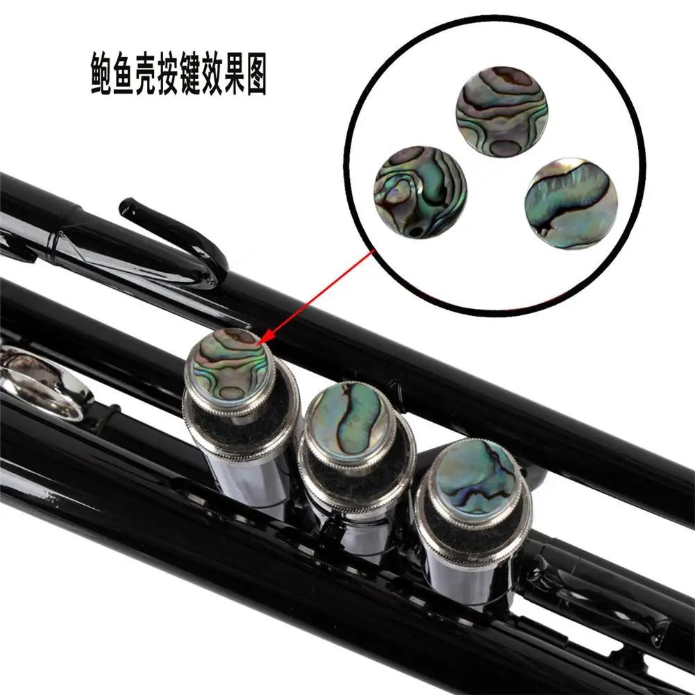 3 pçs/set botões de dedo trompete tampa da válvula instrumentos musicais abalone escudo para trompete reparação instrumentos peças acessórios - Image 1