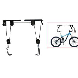 Teto Montado Armazenamento Bike Lift, Hanging Holder, Garagem Gancho, Acessório Hoist, Metal Lift Assemblies, Ciclo, 88lbs Capacidade - Image 3