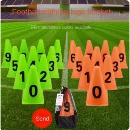 Cone De Disco De Treinamento De Agilidade Set, Jogo De Bola De Futebol, Cones Espaciais, Multi Esporte Equipamento De Treinamento, 23cm - Image 2