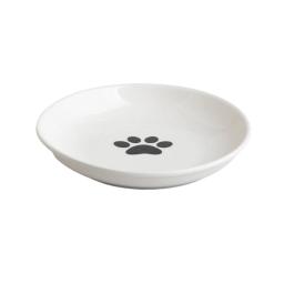 Porcelana Cat Food Bowl, Bandeja enlatada Snack, Não é fácil de ponta, Sobre Silicone Bottom, Dog Plate, Pet Supplies - Image 5