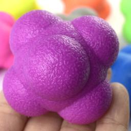 Hexágono bola de reação silicone agilidade coordenação reflexo exercício esportes fitness formação bola - Image 6