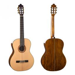 China Guitarra clássica Handmade Solid Spruce, instrumentos musicais, alto brilho, 39 Polegada, 6 cordas, Fabricantes - Image 1