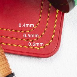 Couro artesanal Sewing Wax Thread, poliéster corda trançada, de alta resistência para pulseiras, Decore Round Encerado Threads, 0.4-0.8mm - Image 2