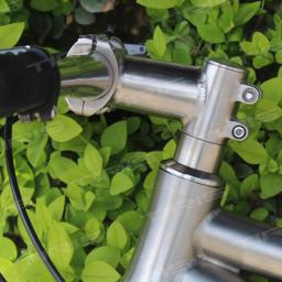 TIRIS-Ultraleve Titânio Bicicleta Stem, MTB Ciclismo Peças Peças, Comprimento Personalizado, Ângulo 5 °, Acessórios - Image 2