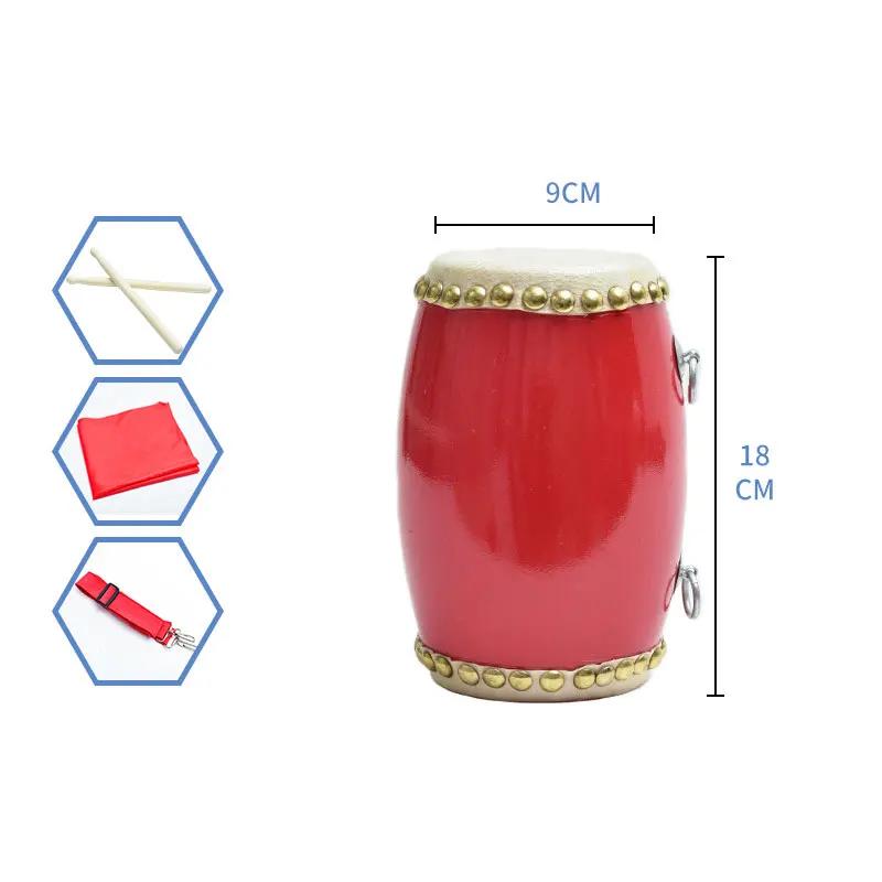 Instrumento de Percussão de Couro Chinês, Portátil, Profissional, Dança Folclórica, Brinquedo Adulto, Mão, Simples, Bateria, Chinês - Image 1