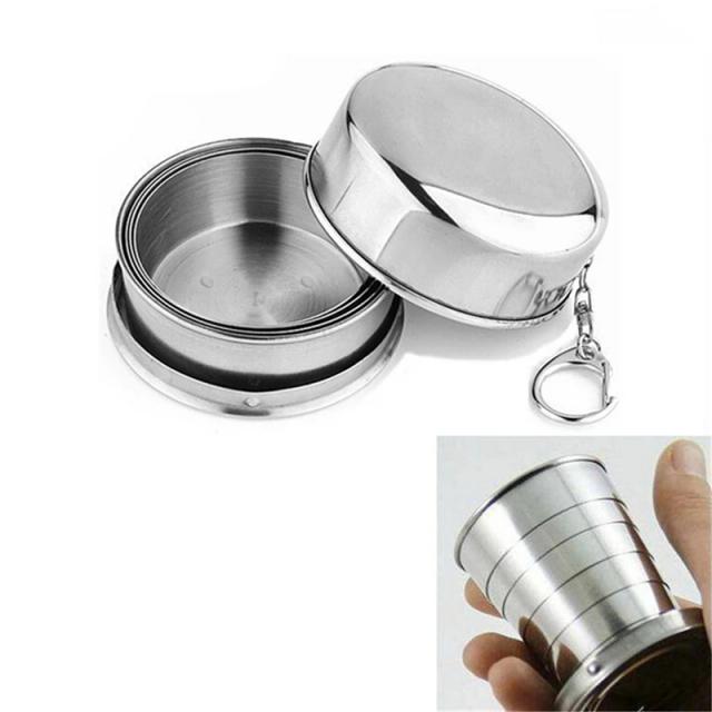 Kit de Ferramentas de Viagem e Sobrevivência EDC Gear - Caneca Portátil para Camping e Caminhadas, Leve e Prática