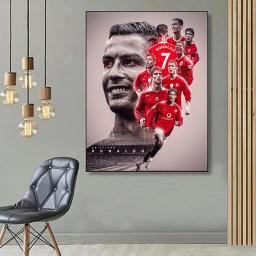 Cristiano Ronaldo Kit de Pintura Diamante, DIY Pintura a Óleo Cor, Arte Mosaic Mão, 5D Cor Arte, Decoração de casa, Novo, 2024 - Image 2