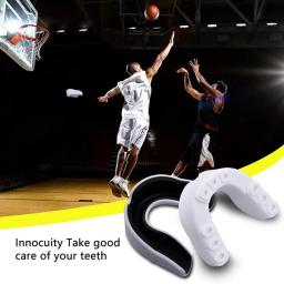 Boca guarda para Futebol Wrestling e Hóquei, Gum Shield, Magro Mouthguard, Lacrosse, Contato Combate Equipamento Sport, Slim Fit - Image 3