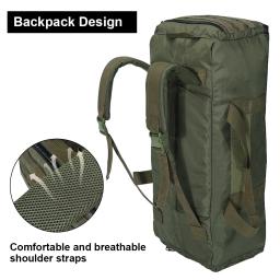 SINAIRSOFT Tactical 80L Grande Capacidade Mochila Caça Engrenagem Treinamento Esportes Fitness Viajando Bolsa de Ombro Móvel - Image 5