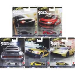 Hot Wheels Premium 2025 HNW46-M Velozes e Furiosos, Lancer Evolution Honda Civic Porsche 911,1:64 Brinquedos modelo de carro fundido para crianças - Image 1