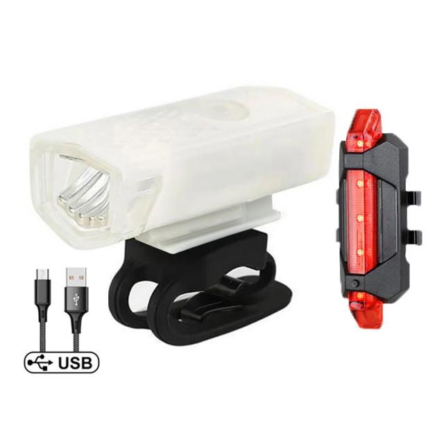 Luzes LED Recarregáveis e Impermeáveis para Mountain Bike - Acessórios Essenciais de Ciclismo