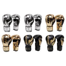 Luvas de Boxe de Couro PU profissional para adultos e crianças, Esponja Muay Thai Sanda, Luvas de Luta Sanda Respirável, Suprimentos Esportivos - Image 2