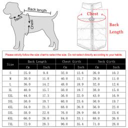 Grande Cão Roupas de Inverno Pet Quente Colete Jaqueta Roupas Revestimento Do Cão Para Cão de Grande Porte À Prova D' Água Roupas Golden Retriever Labrador Bulldog - Image 6