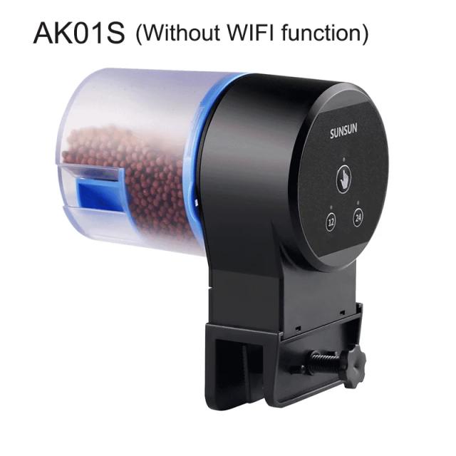 Alimentador Automático Sem Fio com Wi-Fi para Aquário - Capacidade de 170ml e Acessórios Inclusos