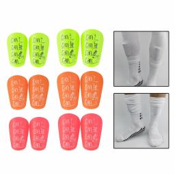 Futebol Shin Guards para o jogo de futebol, manga compacta, 2 pcs - Image 3