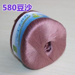 Fio de poliéster tingido para crochê artesanato, seda, algodão, mão tricô lã, bordado, camisola, chapéu, bonecas, 100g por pc - Image 3