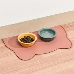 Tapete antiderrapante de silicone para cães e gatos, esteira de comida de gato, impermeável lavável, colocação de pet à prova de derramamento - Image 2