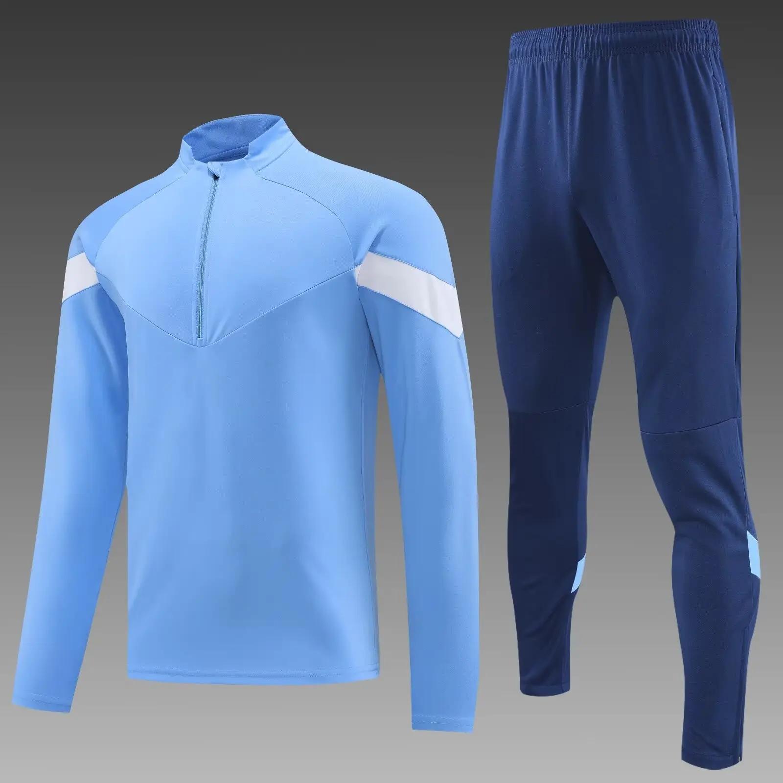 Conjunto esportivo americano para homens e crianças, jaqueta de futebol, roupas de treinamento, kit de camisas, tops e calças, meninos e meninas - Image 1