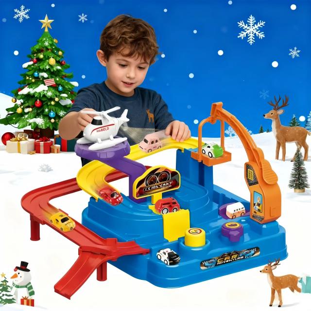 Conjunto de Trilhos para Carros Brinquedo Educativo Infantil