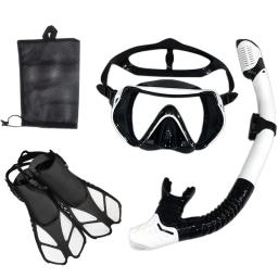 Snorkel Mergulho Máscara e Goggles Set para Adulto, Tubo De Natação, Unisex - Image 3