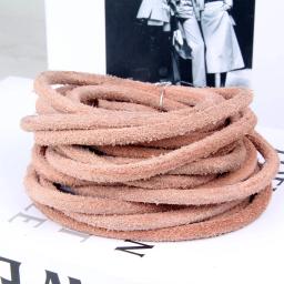 Fio de corda de couro genuíno para DIY Jóias Artesanato, preto fosco, marrom, cinto fosco, redondo, cor natural, 100% genuíno, 2 m - Image 6