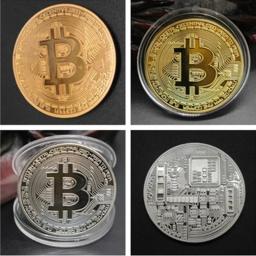 Coleção de Moedas Banhado a Ouro Moedas Criativas de Metal, Grande Imitação Antiga, Lembrança Bitcon Colecionável, Presente, 1Pc - Image 3
