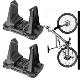 Suporte Vertical de bicicleta Fivela Mountain Road Bike Wall Mount Armazenamento Suporte de reparo de parede interior Bike Estacionamento Rack, ajustável, 1Pc - Image 1
