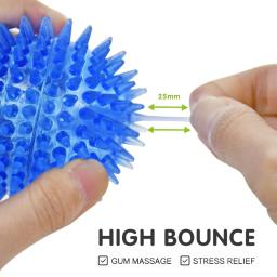 Squeaky Sound Pet Toy Ball, Brinquedos de Limpeza de Dentes, Três Modelos para Cães Pequenos, Médios e Grandes, Pacote de 6 Acessórios para Cães - Image 5
