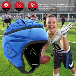 Unisex ajustável Soft Head Protective Helmet, EVA acolchoado chapelaria, protetor de goleiro de futebol para crianças, jovens, adultos - Image 2