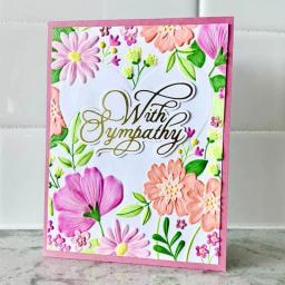 Pasta em relevo para artesanato DIY suprimentos, amor, flores, ferramentas Scrapbooking, morre materiais, álbum de fotos, cartão, fundo, 3D, novo, 2024 - Image 4